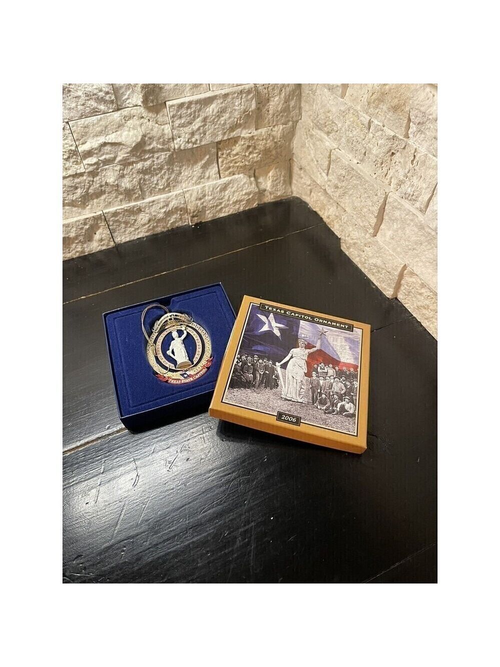 2006 Texas State Capitol Ornament Goddess of Liberty In Original Box No Pamphlet